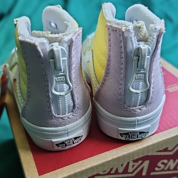 VANS Sk8-Hi Zip MTE-1 Shoe Sneakers Baby Infant Toddler Size 4.5C Pastel Block - Picture 5 of 5